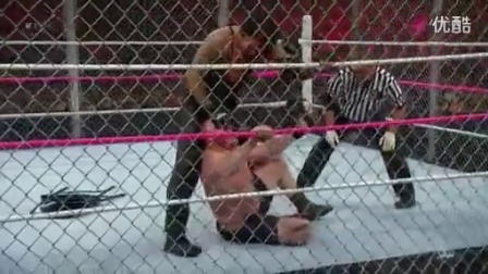 WWE2015地狱牢笼 送葬者 VS 布洛克 地狱牢笼赛最后的对持