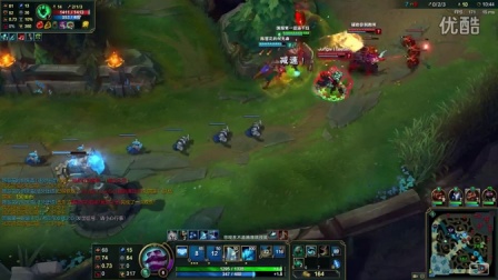 坑爹哥实况 英雄联盟和若离S6季前赛搞笑的逗比实况 辅助身AD心