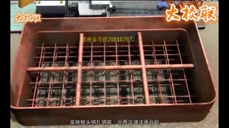 长江大桥3D动画讲解双壁钢围堰钻孔灌注桩挂篮施工