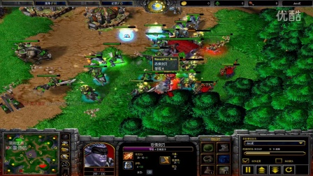 魔兽争霸十大经典战役之一 moon vs Gurbby【