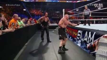 WWE夏日狂潮2015 Undertaker vs. Brock Lesnar 摔角狂热32重战赛