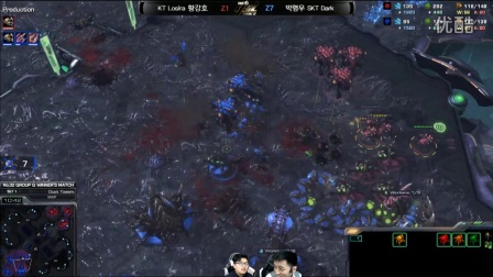 GSL G组胜者战SKT.Dark vs KT.losira ZvZ