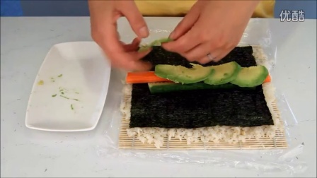 如何制作日本料理寿司-加利福尼亚卷寿司卷