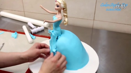 DIY美食：神来之手，制作公主生日蛋糕