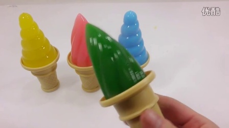 如何制作颜色的果汁酸奶冰淇淋果冻布丁食谱烹饪食玩