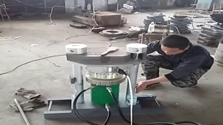百姓网 小型电动榨油机操作视频  德州香油机械设备厂房车间实景拍摄