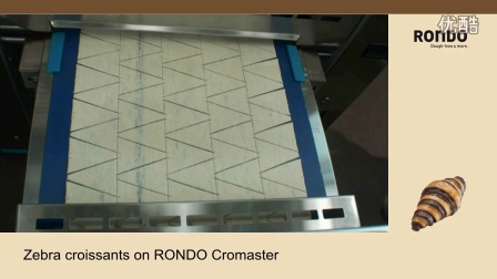 RONDO瑞士龙都:Cromaster牛角生产线-大理石牛角面包(包馅生产)