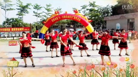 日东舞蹈队广场舞：红红火火中国甜美美的家