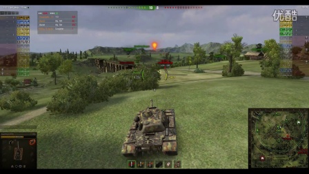 坦克世界 T110E5 7000输出 8杀