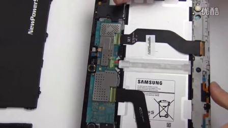 UP 优能 Galaxy Tab S 10.5 SM-T800 T805C 拆机更换电池教程