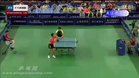中国乒乓球队奥运热身赛 男团国家一队vs国家