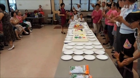 九九老年协会为7.8月过生日会员举办庆祝寿诞活动 分享生日蛋糕 共祝福寿双全