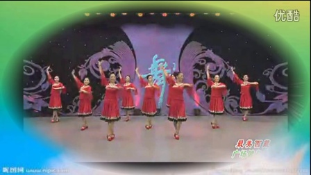 最美西藏广场舞正面演示