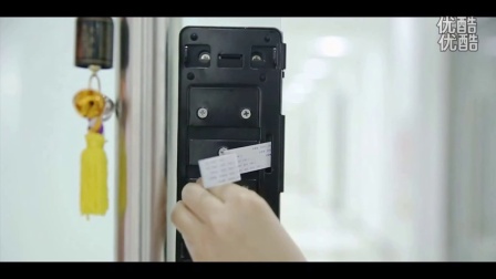 中国结玻璃门指纹锁密码锁刷卡锁双开单开安装视频超清.mp4