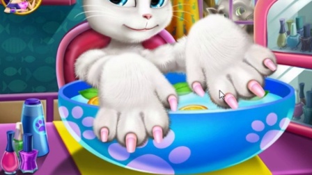 【小音游戏室】会说话的汤姆猫之安吉拉的漂亮指甲