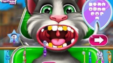 【小音游戏室】会说话的迷你家族之汤姆猫看牙