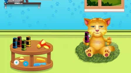 【小音游戏室】会说话的汤姆猫之金杰假期洗澡