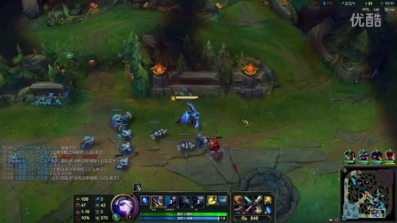 英雄联盟LOL:东北大鹌鹑寒冰艾希vs皮城女警