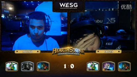 AKATSU vs FRoZEN WESG美洲区决赛炉石传说 10.22