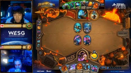 WESG 2016 美洲总决赛 炉石传说项目 TALIONHS vs ZALAE 10.21