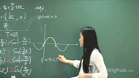 美女数学老师司马红丽给你分析三角函数的图像