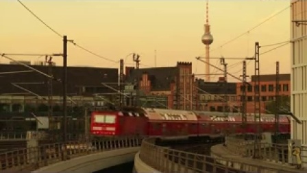 德国柏林城市风光航拍延时拍摄视频素材(2)