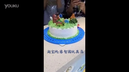 托马斯小火车生日蛋糕视频