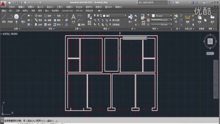 第45节：建筑施工平面图之门窗I-CAD视频教程