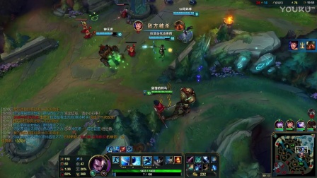 【榨菜解说】LOL英雄联盟 爆笑菜鸡四人组  出火炮的盖伦见过没