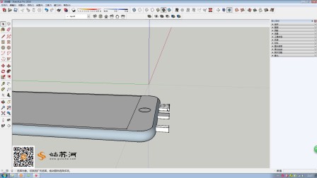 SketchUp中级教程 绘制苹果手机实例 草图大师