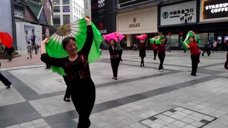 中老年舞蹈-江南江北我的家-重庆市解放碑民舞