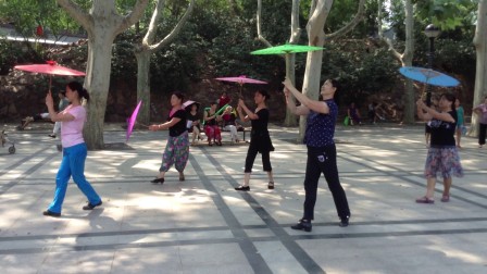 郑州人民公园王老师舞蹈