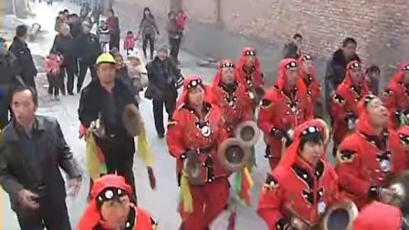 山西省洪洞县赵城镇前街村中老年威风锣鼓队