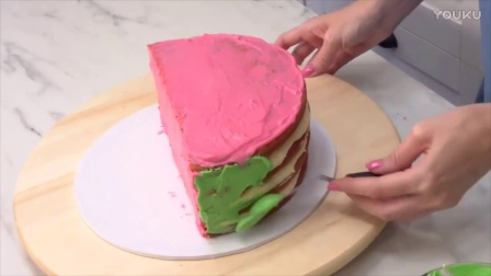 西瓜造型生日蛋糕 创意蛋糕西瓜