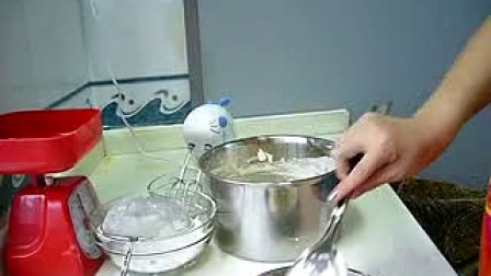 sara DIY海绵蛋糕制作-面糊