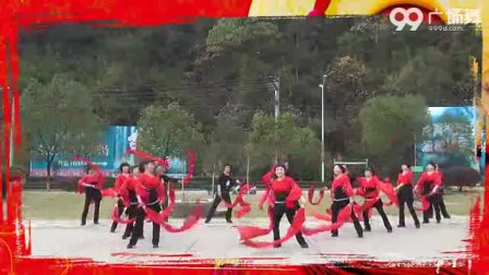 万荣大叔广场舞：长扇舞蹈：《红红的中国结》闫…？