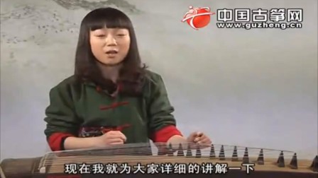 古筝指法教学视频袁莎古筝入门教程书