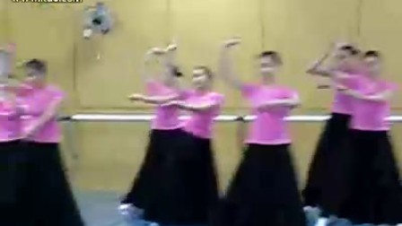 舞蹈学校民族舞基训 朝鲜族组合3