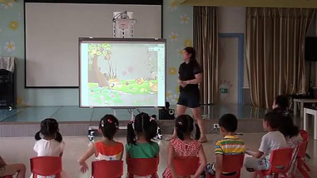 幼儿教育中班语言活动《儿歌:动物的伞》姚芳