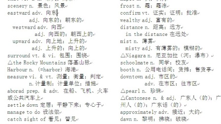 人教版高中英语必修三第五单元单词录音