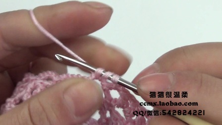 猫猫编织教程公主蓬蓬裙（1）钩针毛线编织教程猫猫很温柔好看的编织视频