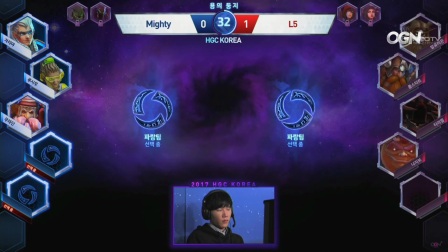 4.15日  L5 vs Mighty 第六周 韩国赛区《风暴英雄》世界锦标赛