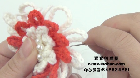 猫猫编织教程太阳花背心裙（3）棒针毛线编织教程猫猫很温柔编织图案及方法