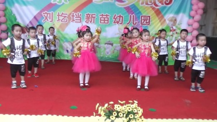 鄢陵县南坞镇刘圪垱幼儿园小班男女生表演的舞