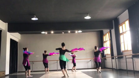 2017何老师原创扇舞《风筝误》表演示范：何老师、小红帽、黄英、戚景兰、陈萍芳！