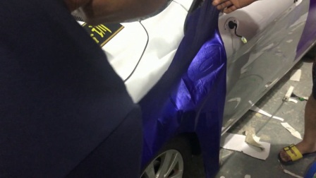 汽车改色膜教学 车身改色 隐形车衣 自频道 黑克