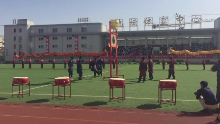 55中国际部学生蹴鞠表演
