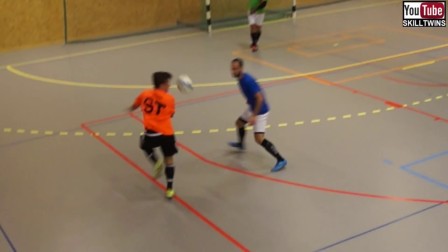 SkillTwins INSANE RAINBOW + NUTMEG Futsal Goal