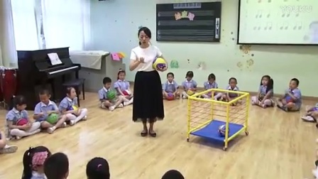 人音版小学音乐《拍皮球》教学视频，西安高新第五小学