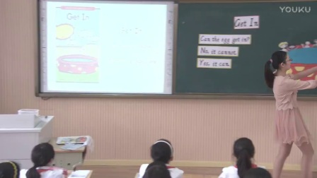 小学五年级《Get in》教学视频，郑雅萍，西湖区小学英语优质课评比教学视频
